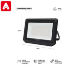 REFLECTOR LED GADNIC REFL200W RL2000 EXTERIOR 200W