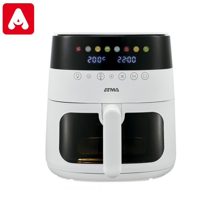 FREIDORA DE AIRE ATMA FR248AWP 8LTS C/VENTANA BLANCA