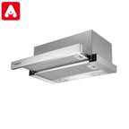 CAMPANA RANSER VORTICE HO-5000 INOX 60CM 130W 2VEL.