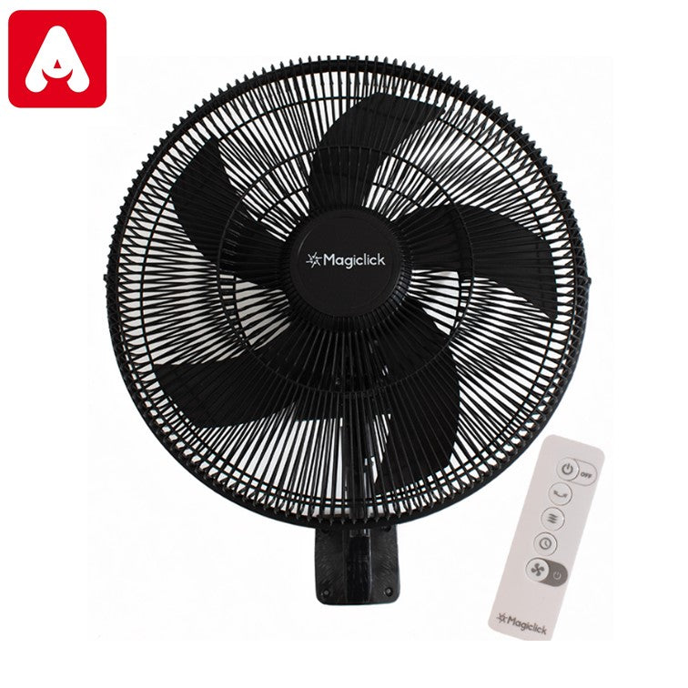 VENTILADOR DE PARED MAGICLICK V-1103 20° 90W 3VEL. 5 ASPAS PLASTICAS CTROL REMOTO
