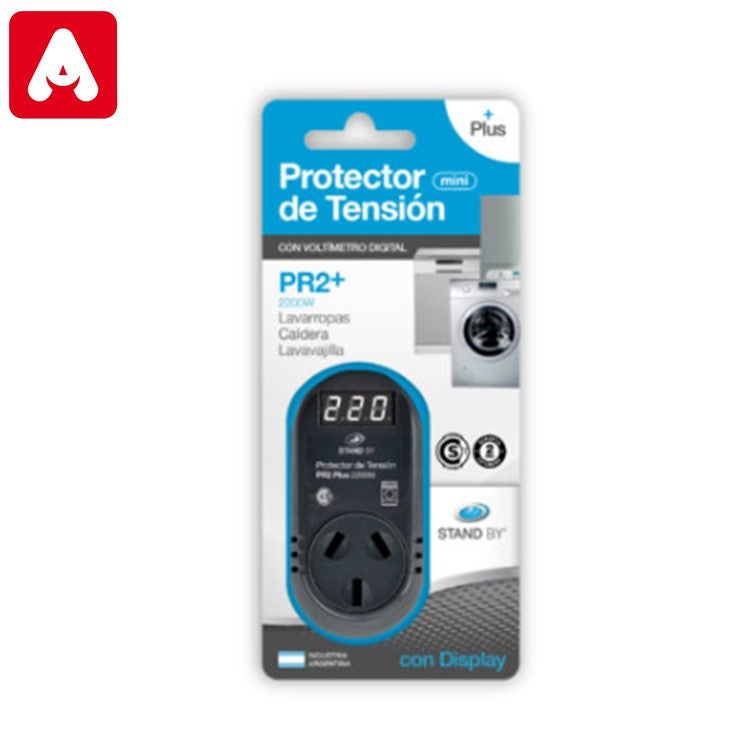 PROTECTOR DE TENSION ANTHAY PR2 PLUS MINI 2200W. LAVARROPAS/LAVAVAJILLAS/CALDERAS