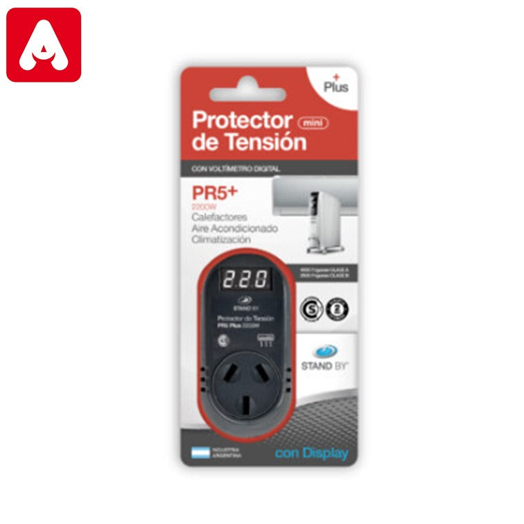 PROTECTOR DE TENSION ANTHAY PR5 PLUS MINI 2500W. P/AIRE/MICROONDAS