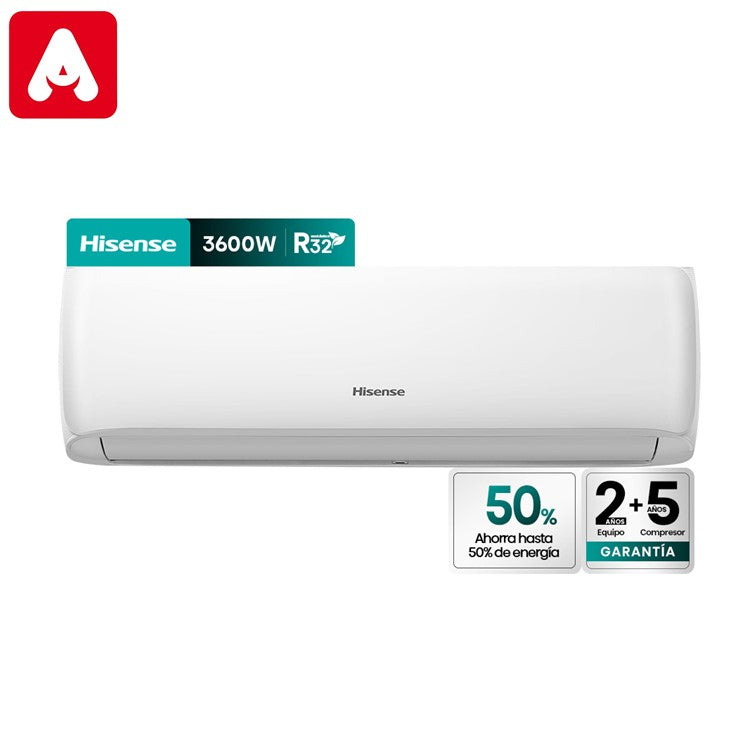 A.SPLIT INVERTER HISENSE 3600W AS12UW4RLRCD02N F/C BLANCO AUTOLIM.