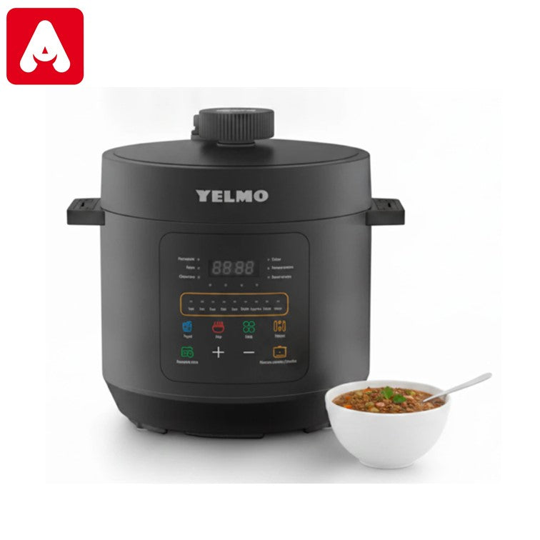 OLLA A PRESION YELMO PS7006 1000W 6LTS PANT.TACTIL