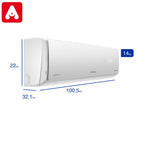 A.SPLIT INVERTER HYUNDAI HY12INV 6600W. F/C INVERTER CLASE A