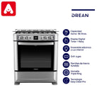 COCINA DREAN CD7609EI 76CM