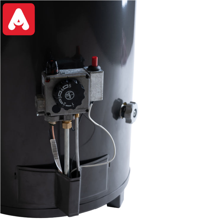 TERMOTANQUE RHEEM GRIS 10 160 ALTA POT.N/V. GAS ENVASADO - 6093
