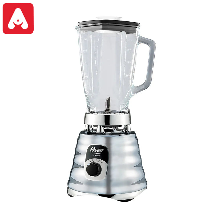 LICUADORA OSTER 4655 700W CROMADA 3 VEL VASO DE VIDRIO CROMADA - 87802