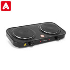 ANAFE ELECTRICO WINCO W41 2 HORNALLAS NEGRO 2000W.